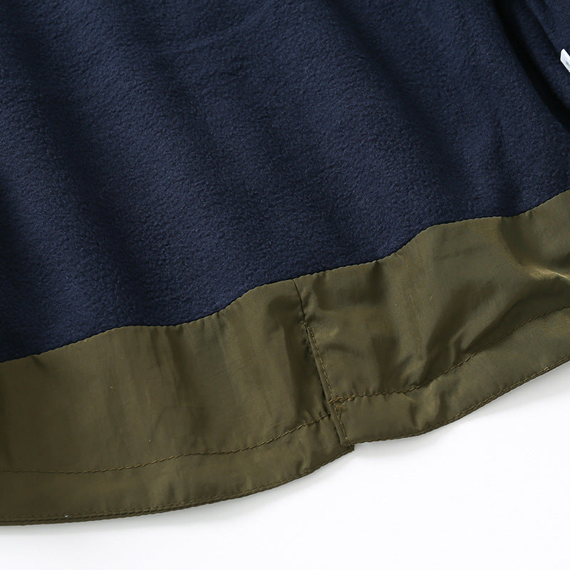 Boys’ Hooded Fleece-Lined Jacket