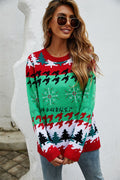 Christmas Tree Knit Pullover