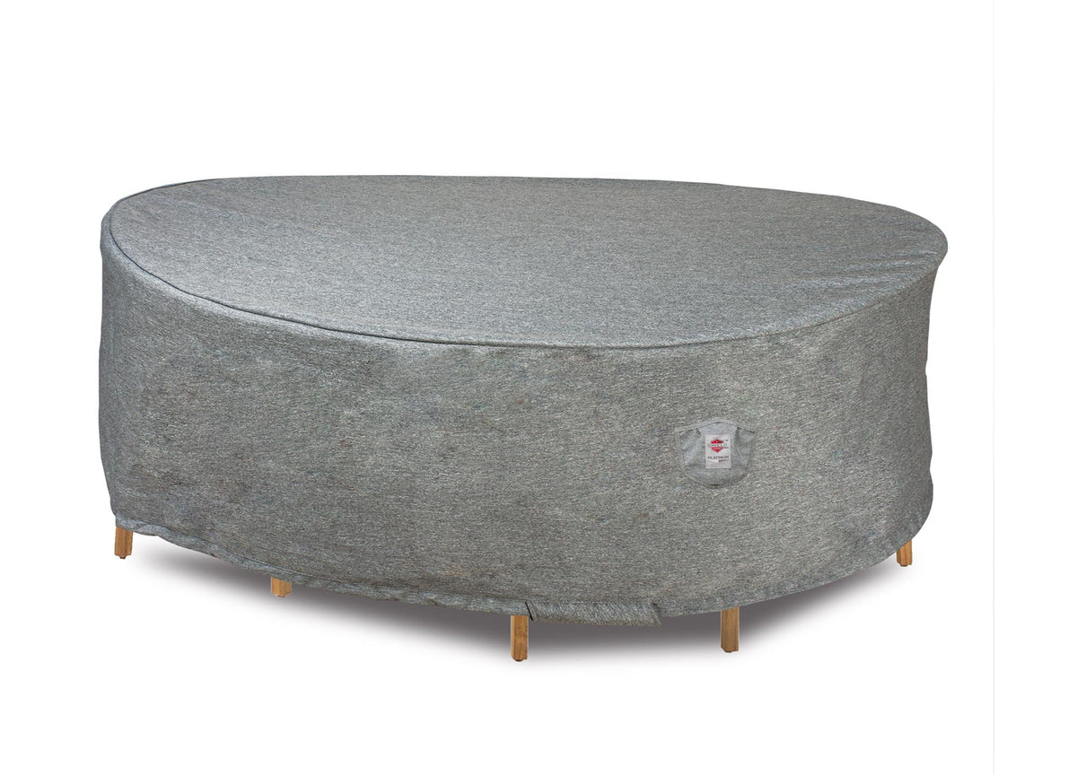 Heavy-Duty Round Outdoor Dining Set Cover – 94-Inch