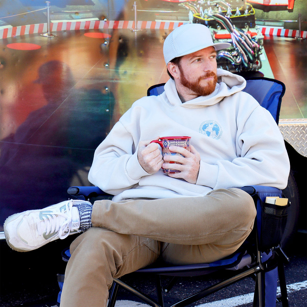 ExtremeHEAT Heated Folding Camping Chair with 20,000mAh Power Bank