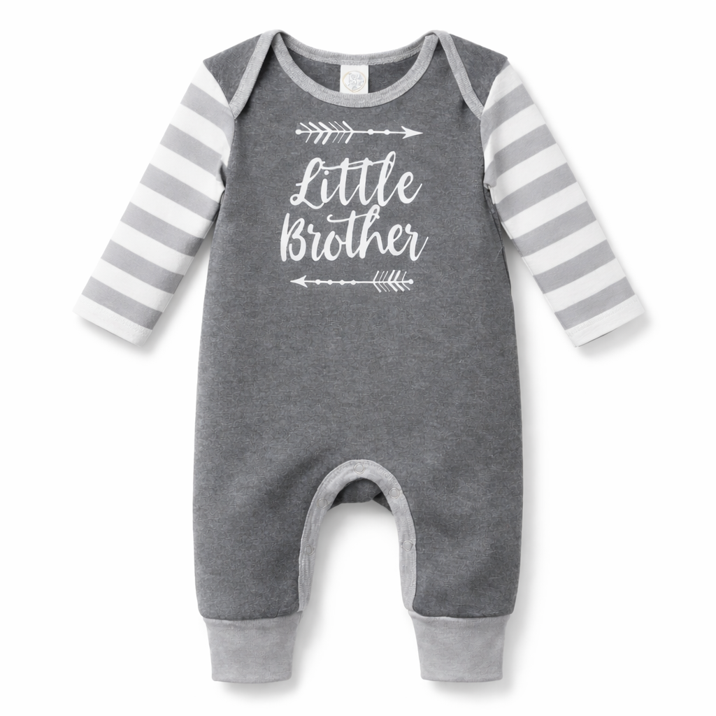 Baby Little Brother Cotton Romper