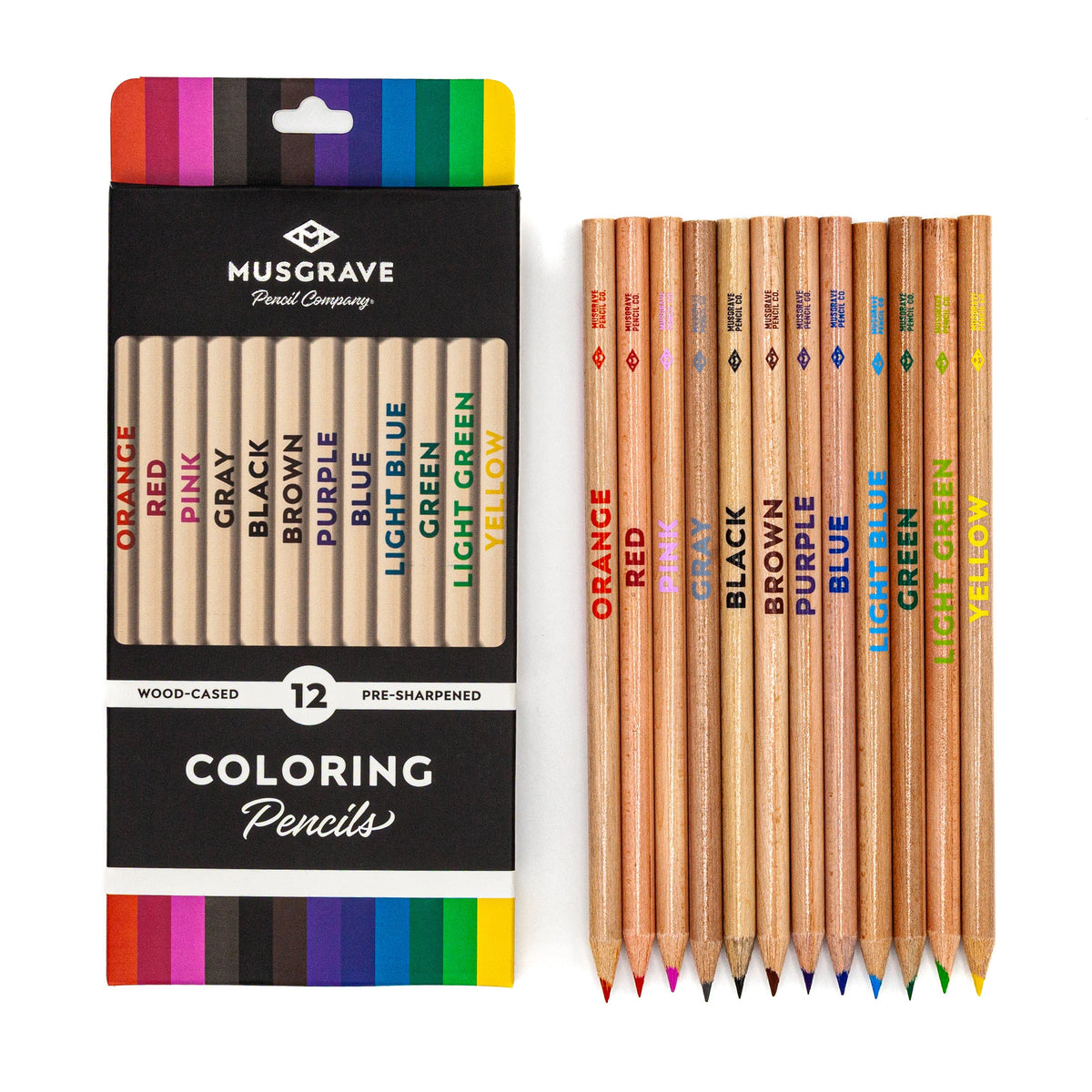 Colored Pencils, Set of 12