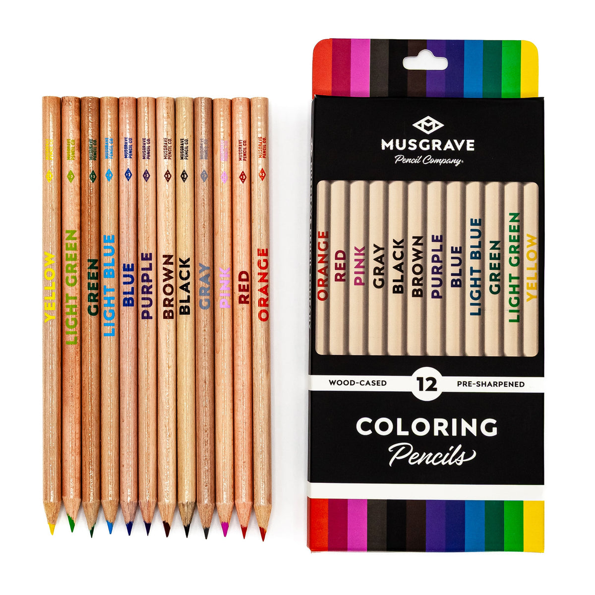 Colored Pencils, Set of 12