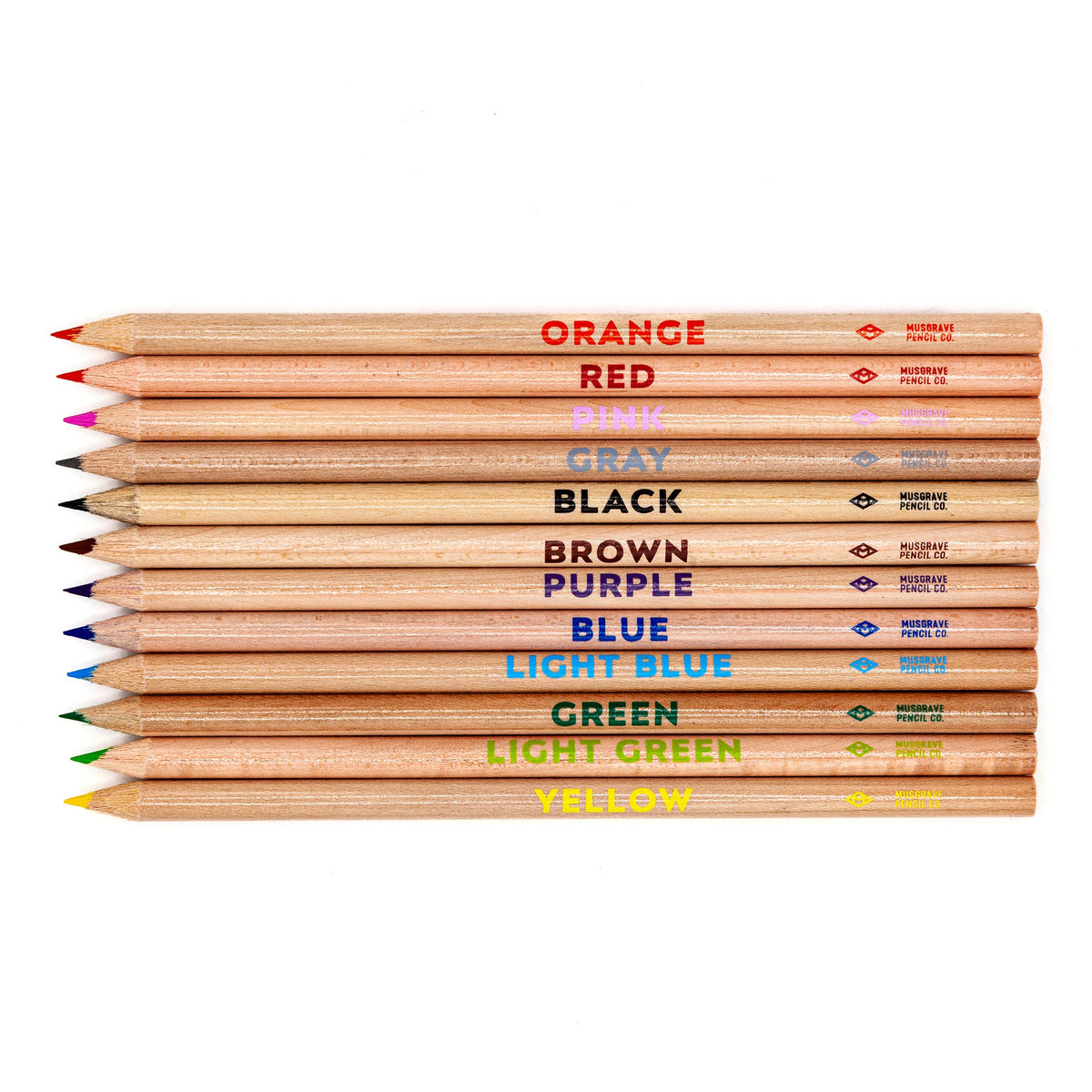 Colored Pencils, Set of 12