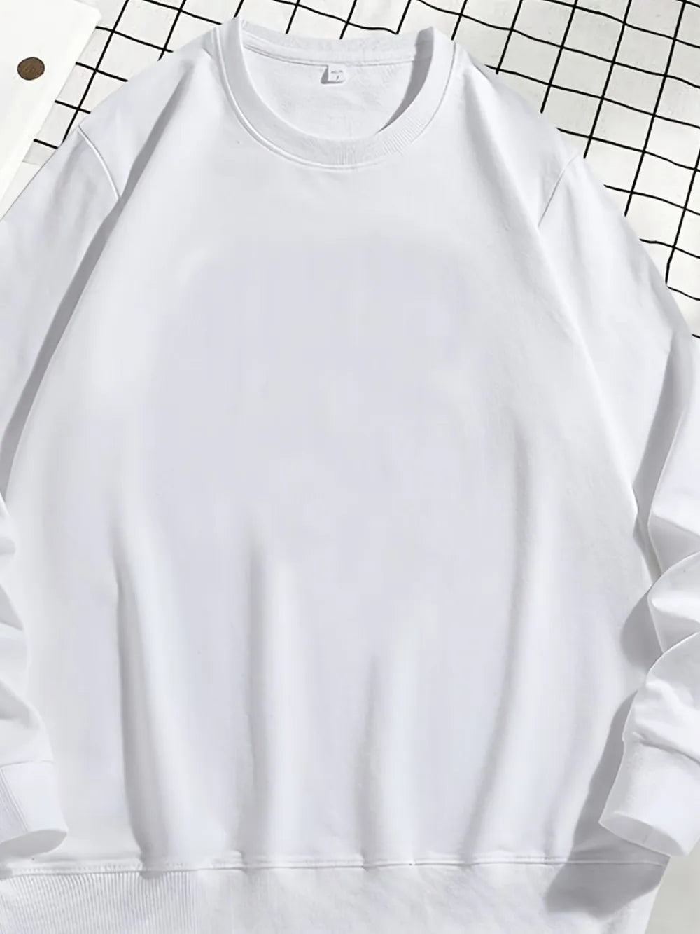 Men's Plus Size Crewneck Sweatshirt