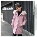 Girls’ Long-Sleeve Hooded Coat