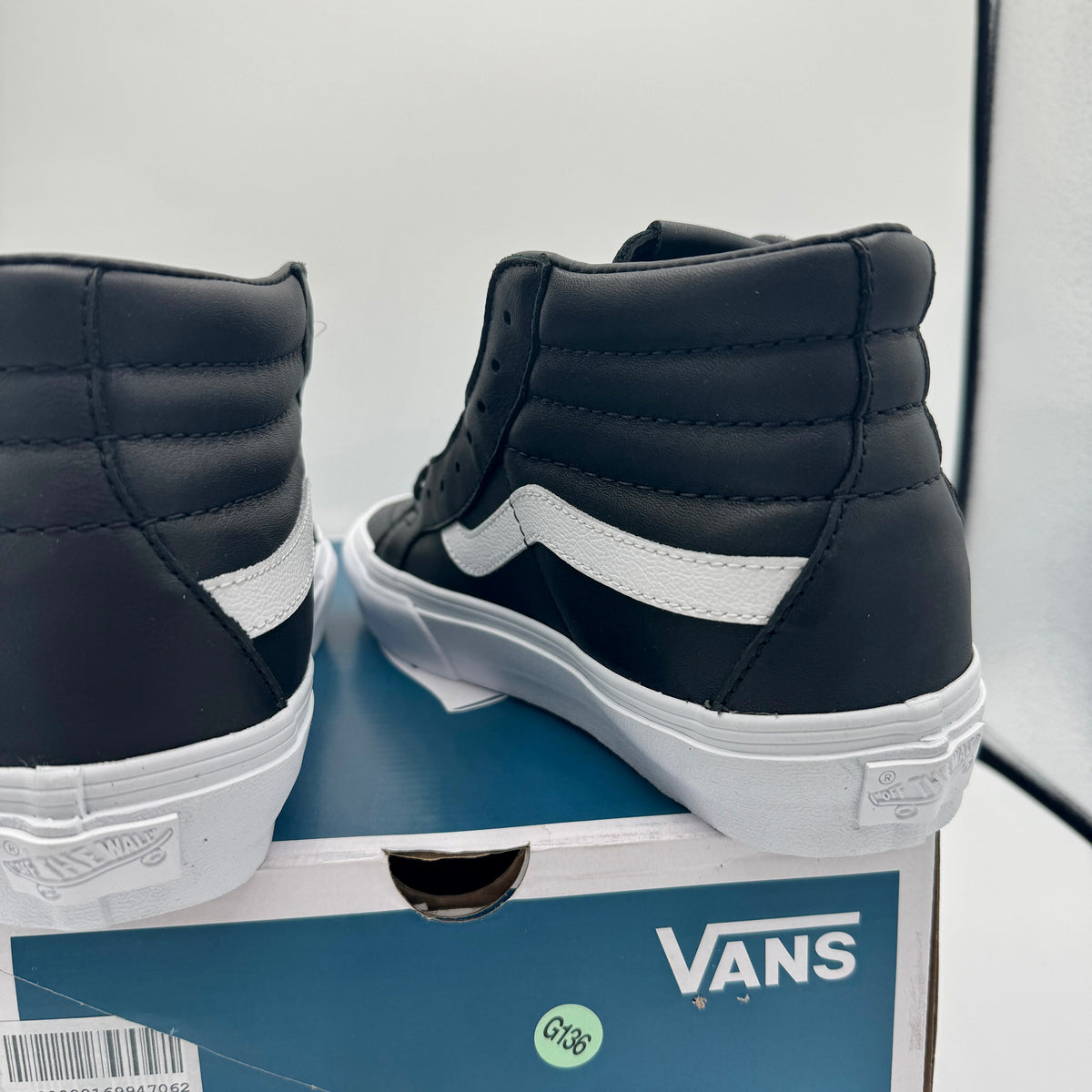 Vans Vault Sk8-Hi Reissue VI Black Dream Leather Sneakers