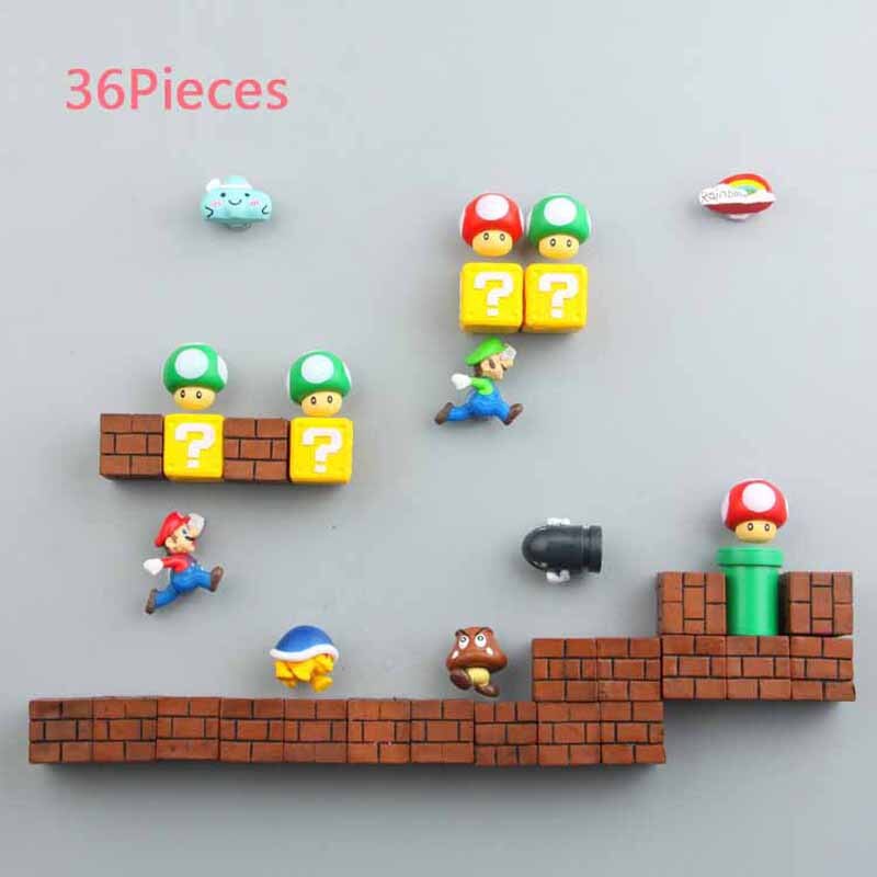Super Mario Resin Fridge Magnets