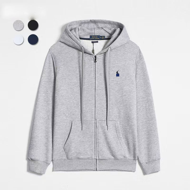 Women's Plus Size Embroidered Zip Hoodie & Jogger Separates