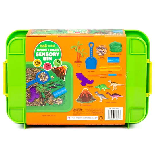 Made By Me Dinosaur Exploration Sensory Bin