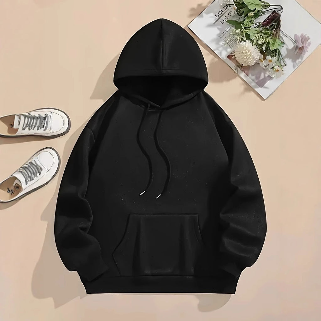 Women's Plus Size Letter-Print Zip Hoodie