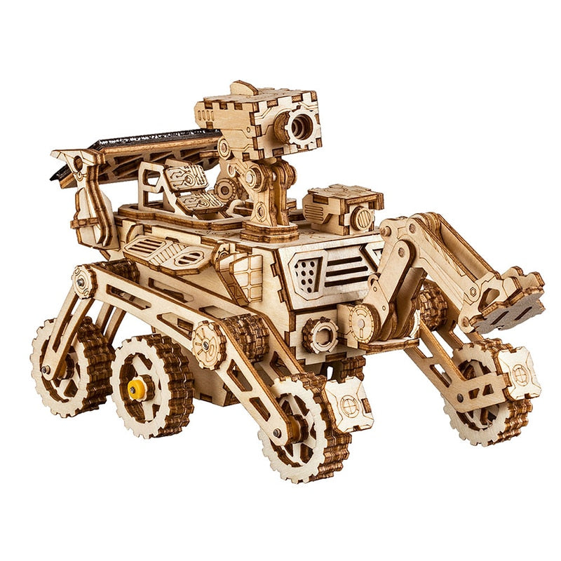 Robotime ROKR Solar-Powered Wooden Model Kit