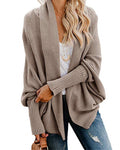 Women's Oversized Knit Cardigan Coat