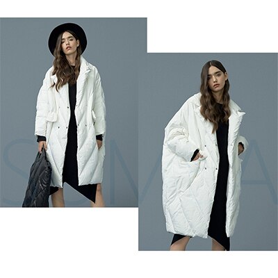 Women's Plus Size Oversized Long Down Coat