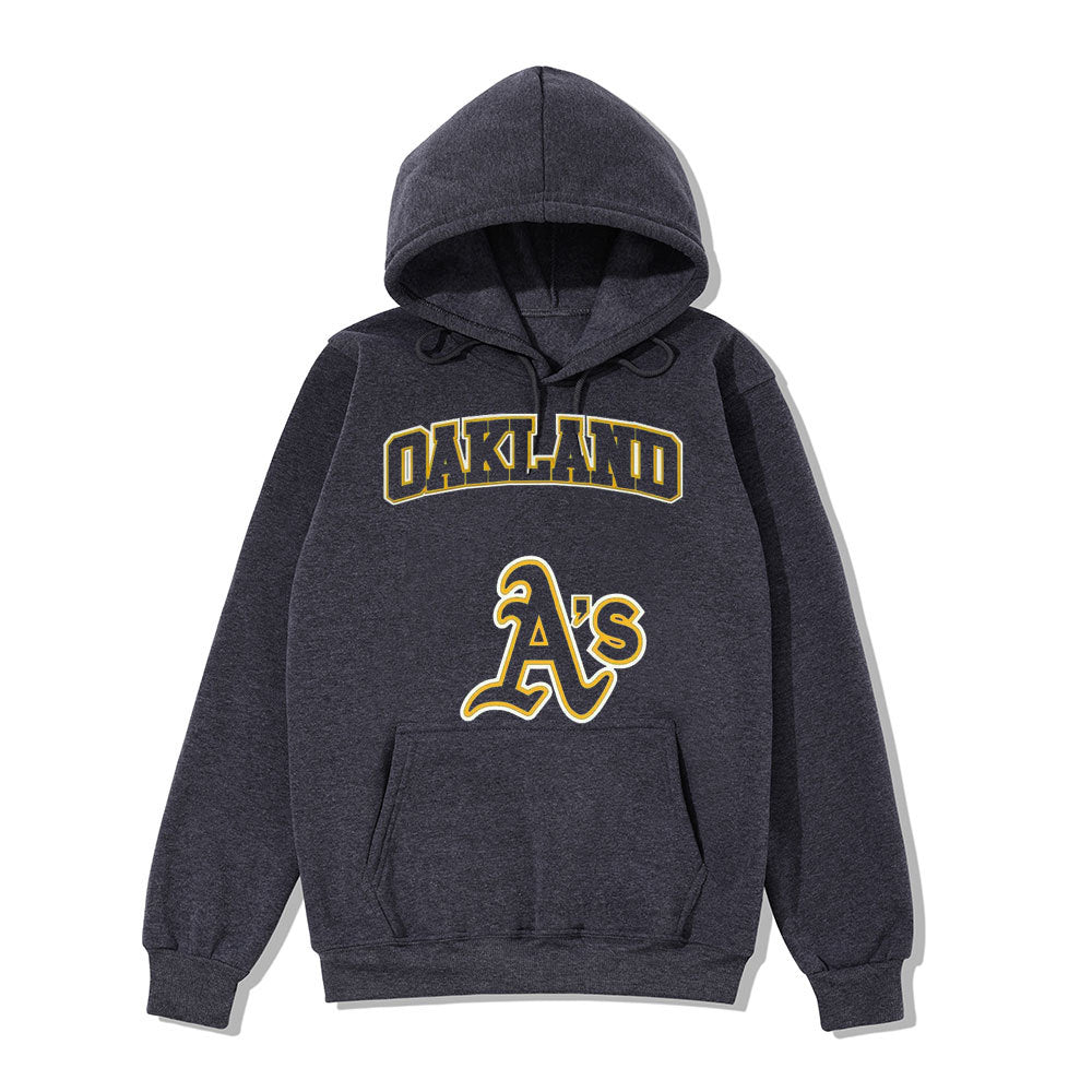 Unisex Plus Size Printed Pullover Hoodie