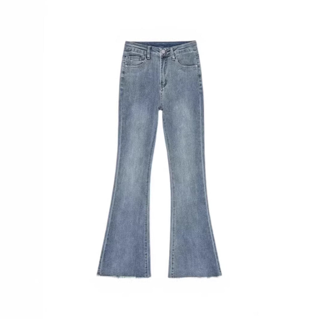 Women's Plus Size High-Waist Stretch Denim Pants