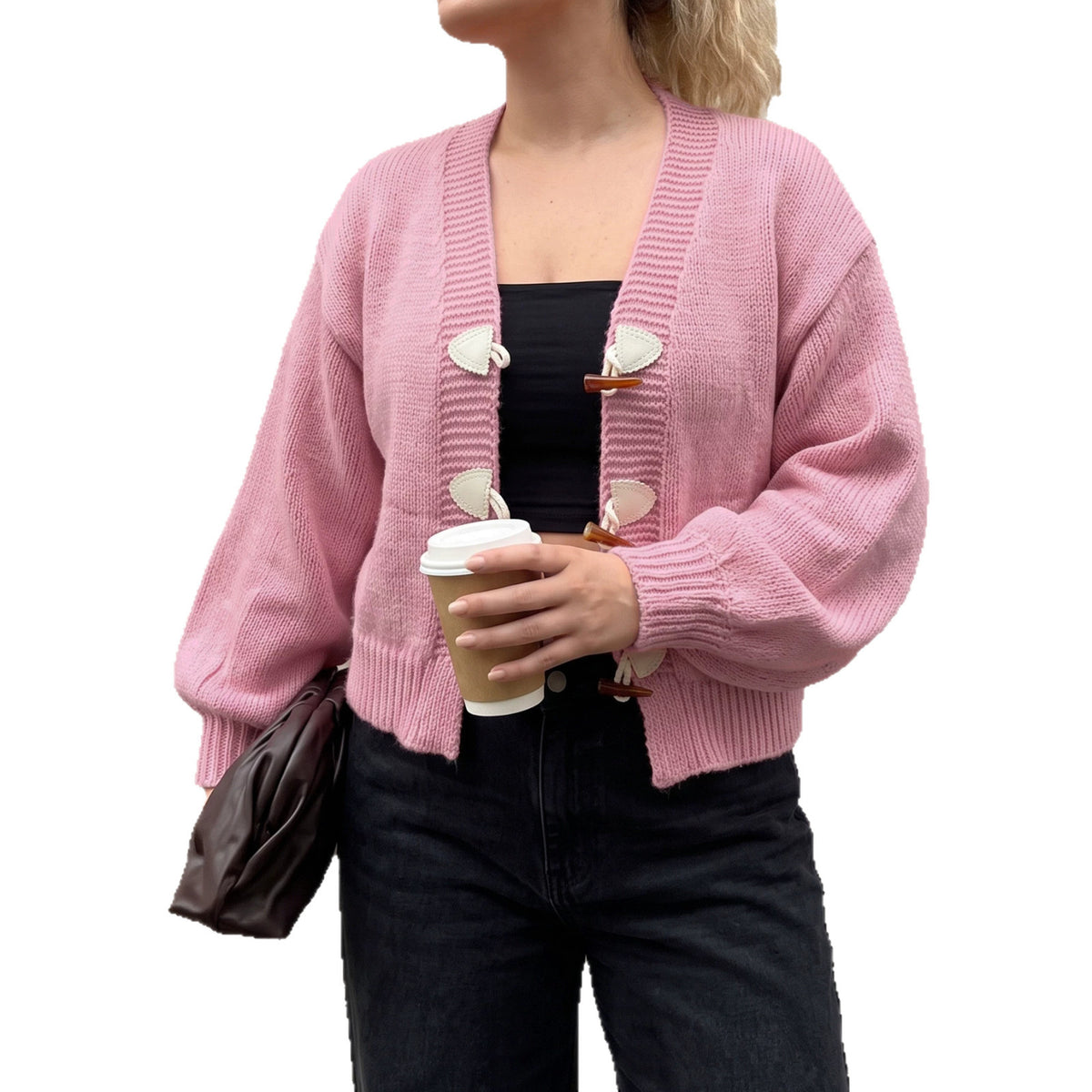 Women's Plus Size Knit Cardigan