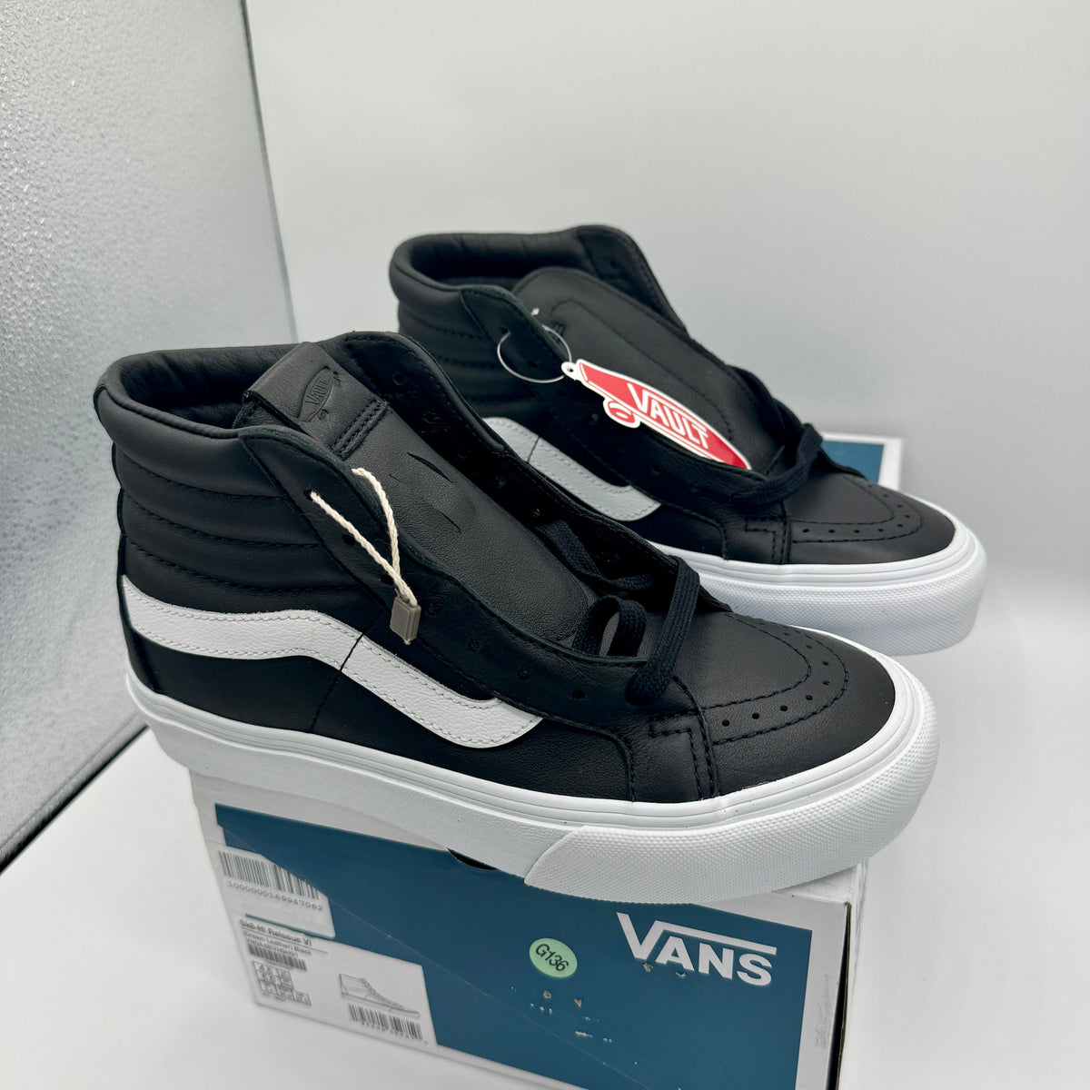 Vans Vault Sk8-Hi Reissue VI Black Dream Leather Sneakers