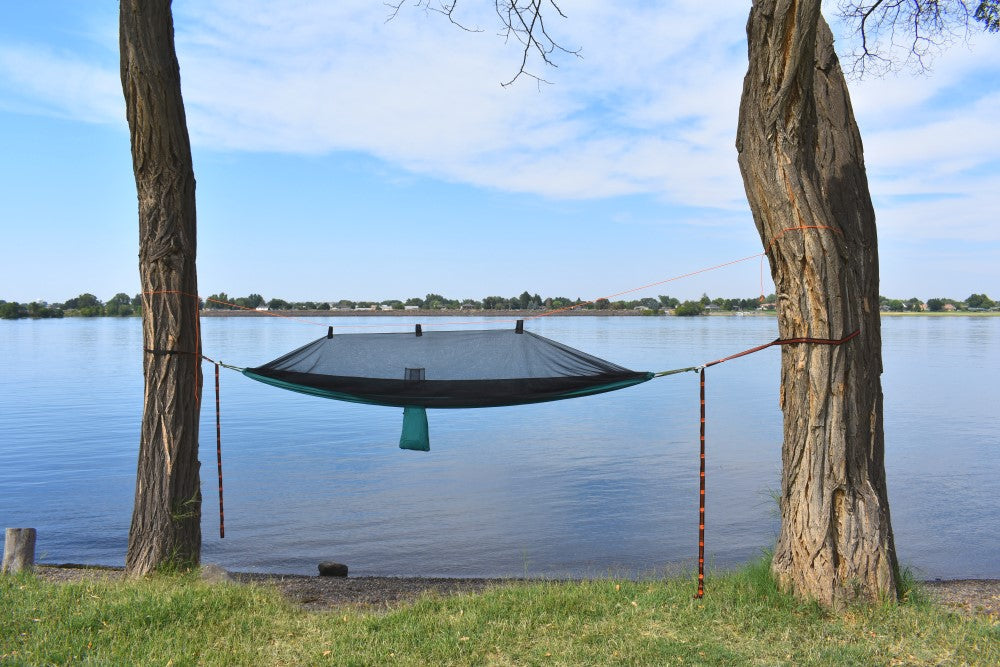 Camping Hammock Tent with Rainfly & Mosquito Net