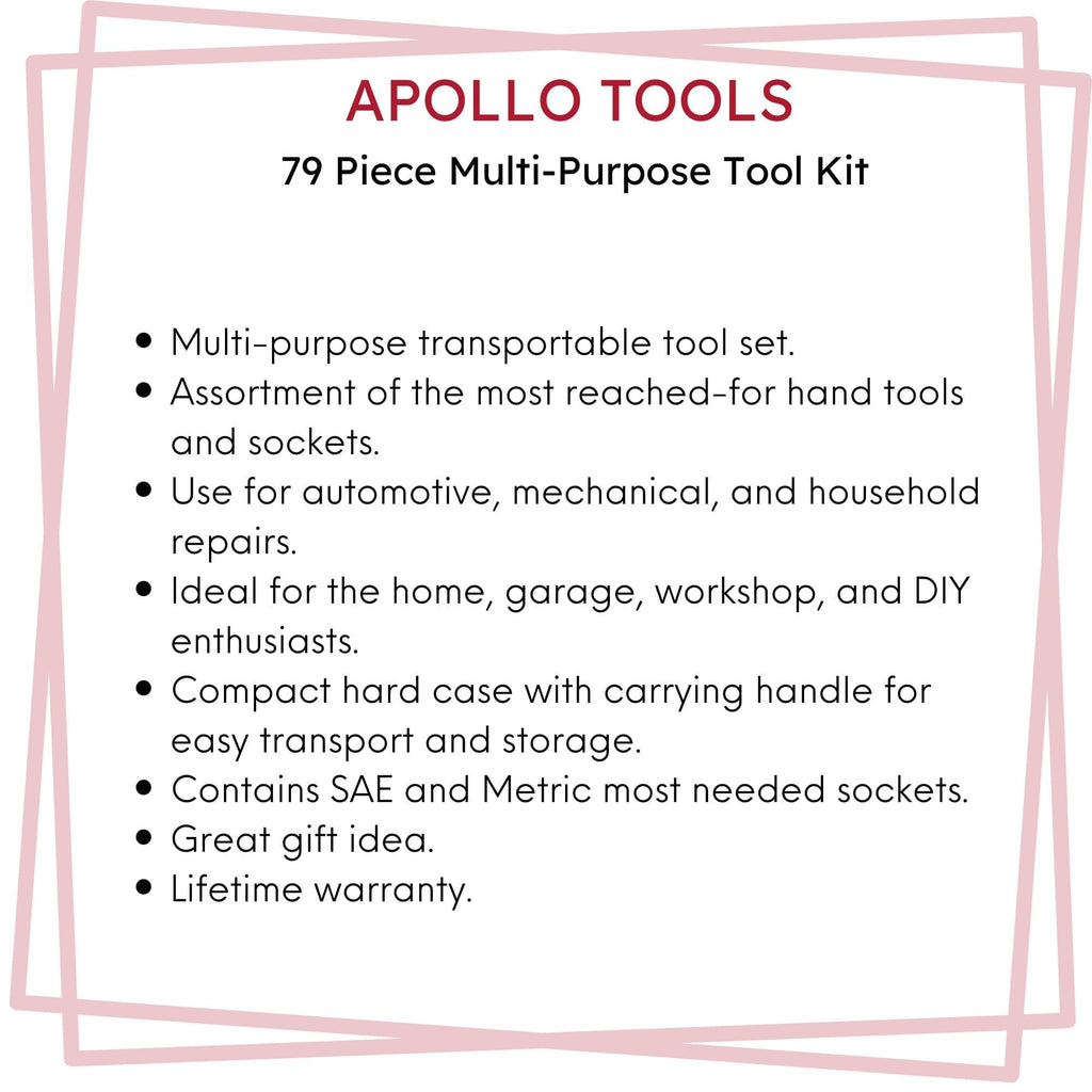 Multipurpose Tool Kit, 79 Pieces — DT9411