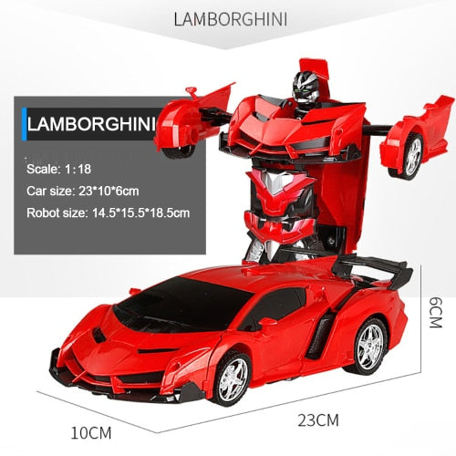 Transforming RC Car & Robot Toy