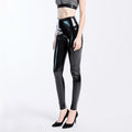 Women's Plus Size High-Waist Shiny Faux-Leather Leggings