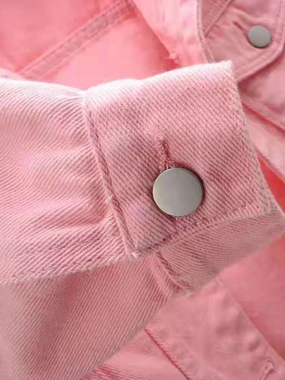 Women's Plus Size Cropped Denim Jacket