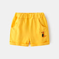 Sport Shorts for Kids with Cartoon Pattern, Mid-Waist Elastic Waistband