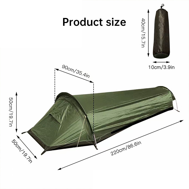 Ultralight 1-Person Backpacking Tent with Carry Bag