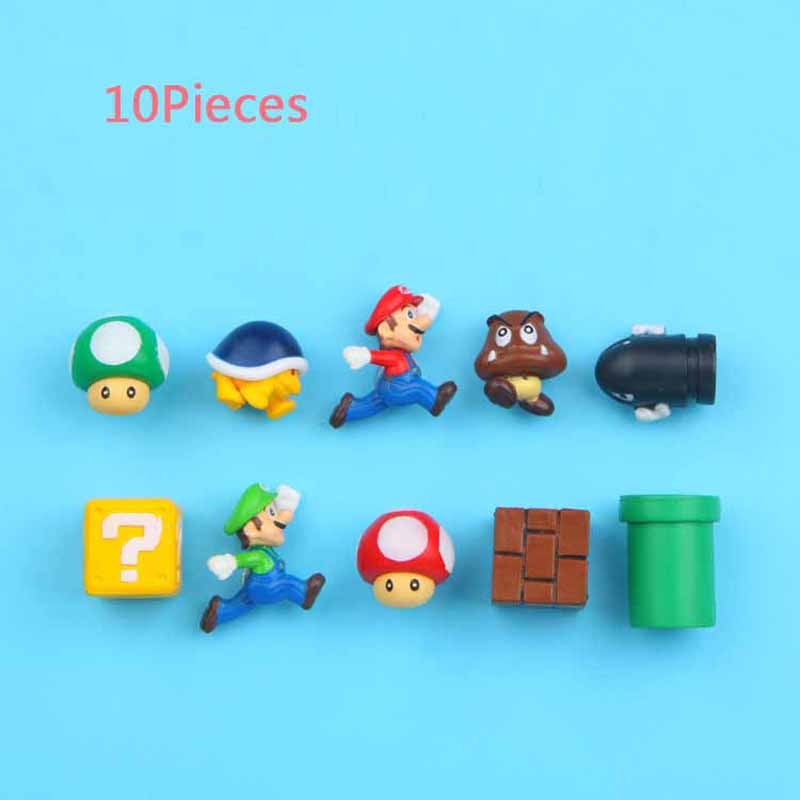 Super Mario Resin Fridge Magnets