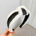 Fur-Trim Leather Headbands