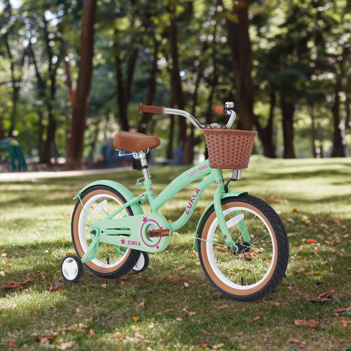 16-Inch Girls’ Bike with Training Wheels