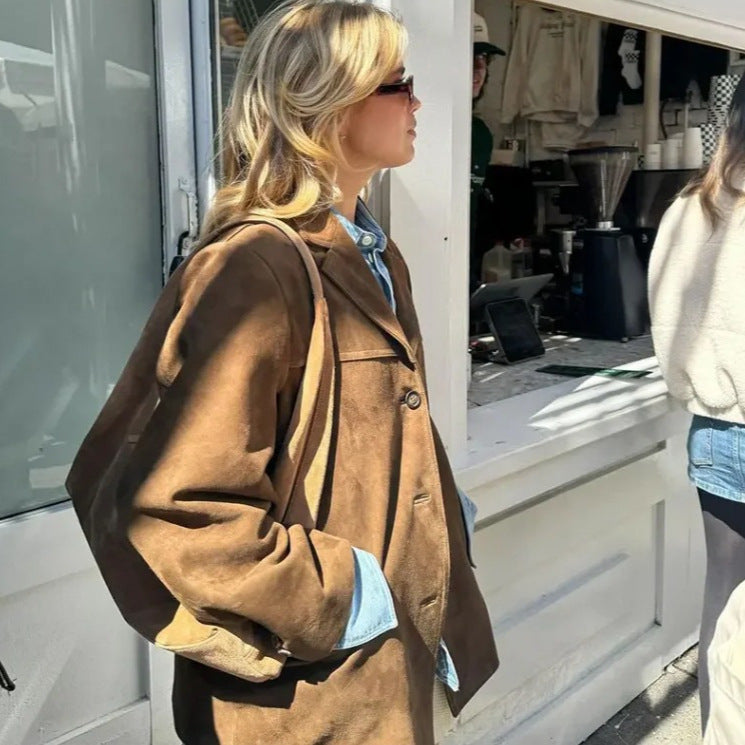 Retro Button-Front Jacket