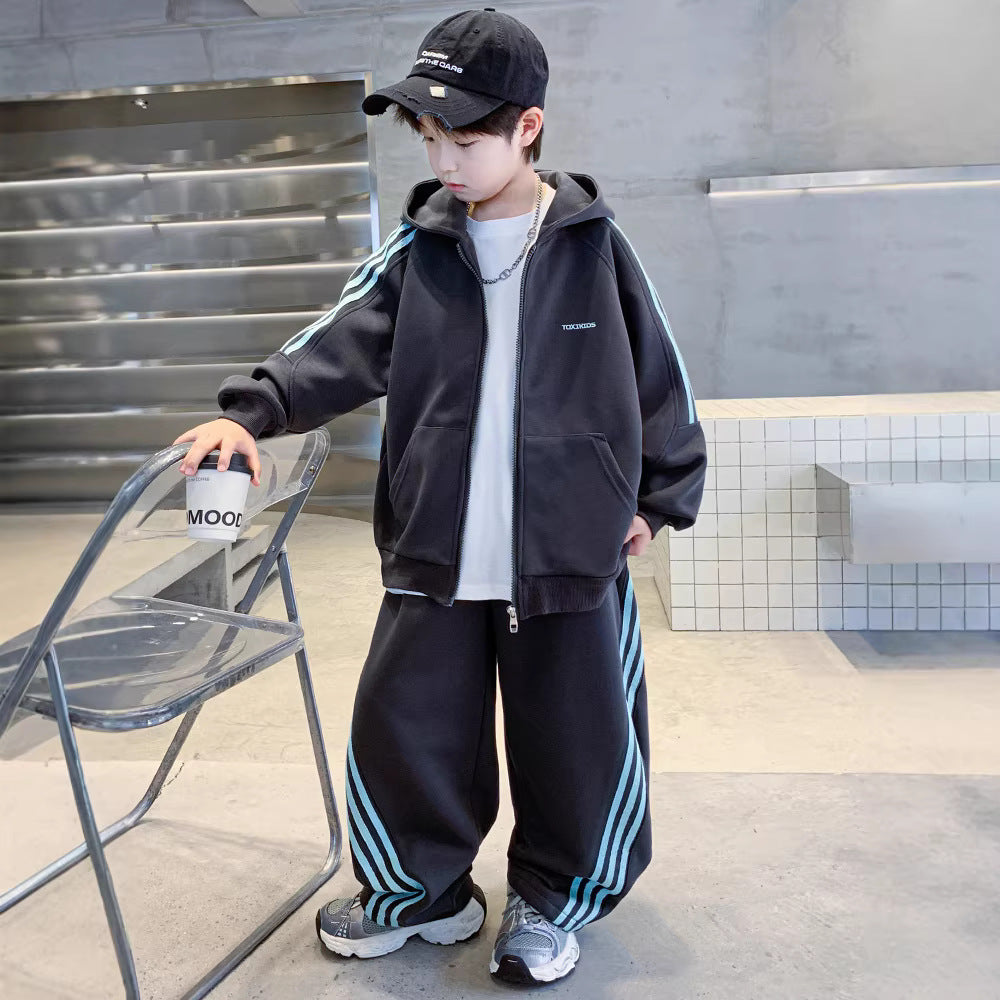 Boys’ Sporty Jacket Outfit Set