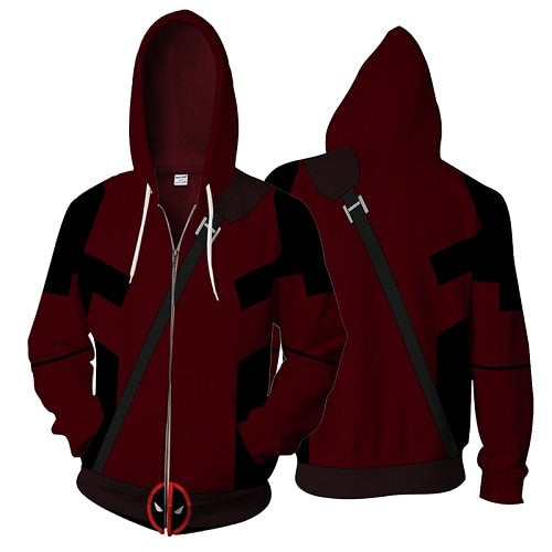 Men's Plus Size Graphic Zip Hoodie