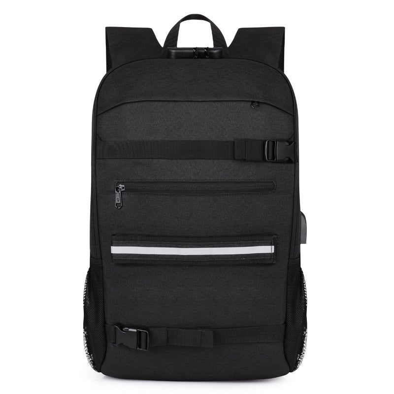 Camouflage Backpack with USB Port & Anti-Theft Lock