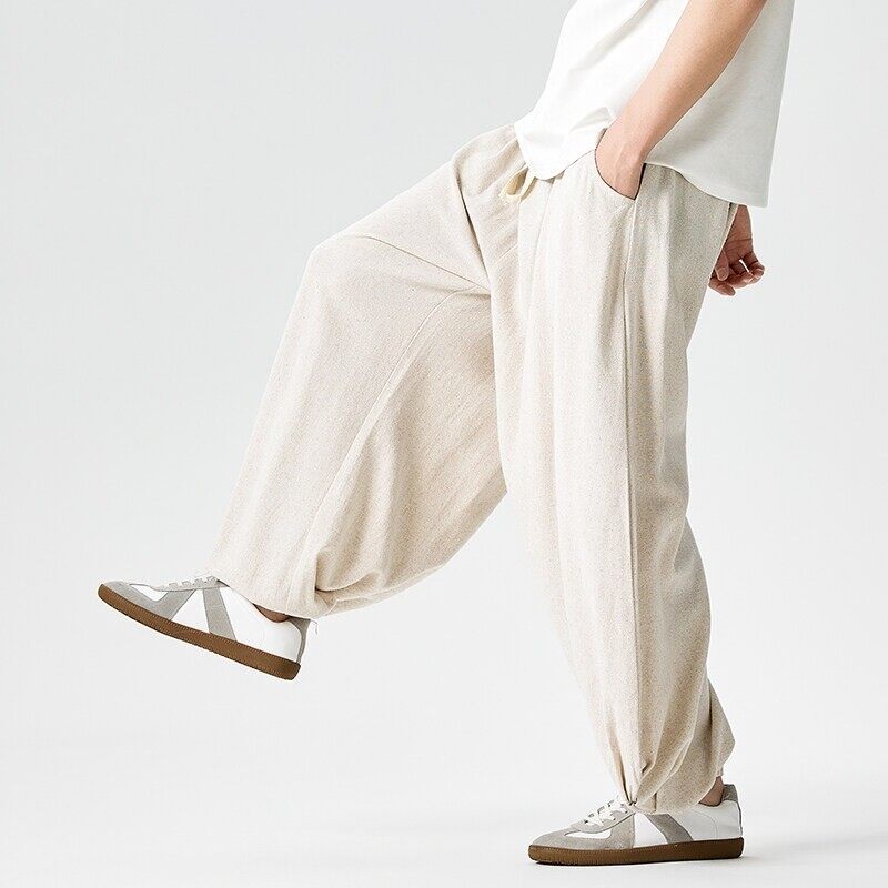 Men's Plus Size Lantern Harem Pants