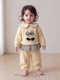 Kids’ Rabbit-Embroidered Hoodie Set, 2 Pieces