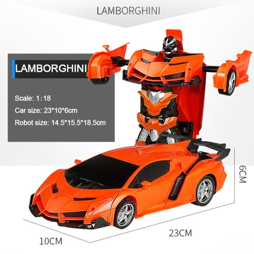 Transforming RC Car & Robot Toy