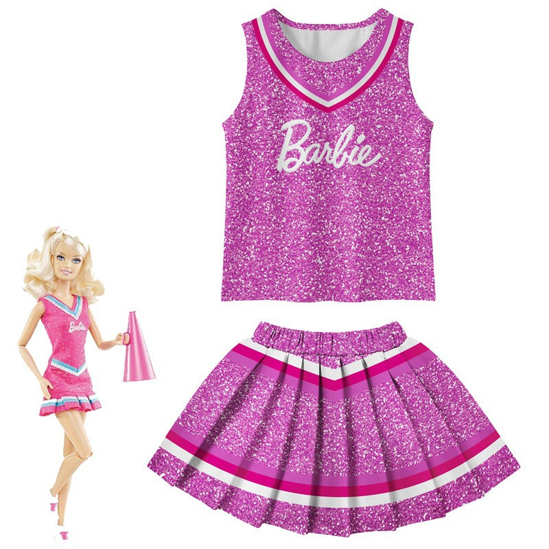 Girls’ Barbie Princess Costume Dress Set, 2 Pieces