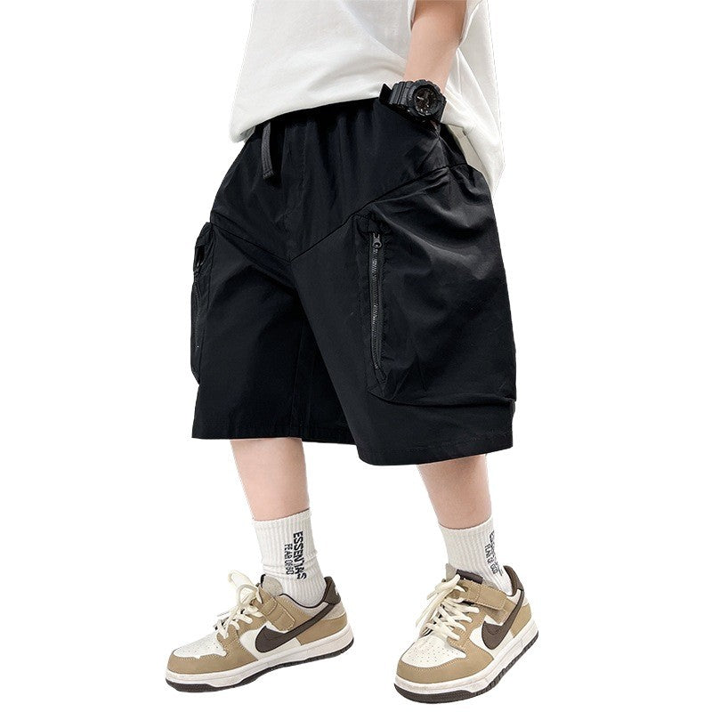 Boys’ Lightweight Mid-Length Cargo Shorts