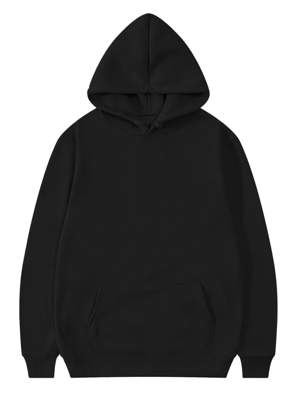Men's Plus Size Kangaroo-Pocket Hoodie