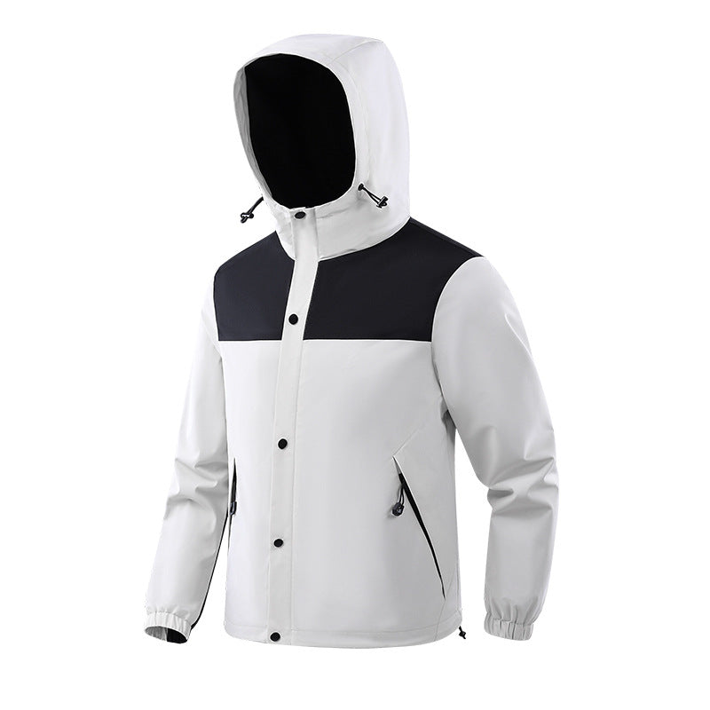 Unisex Plus Size Waterproof Hiking Jacket