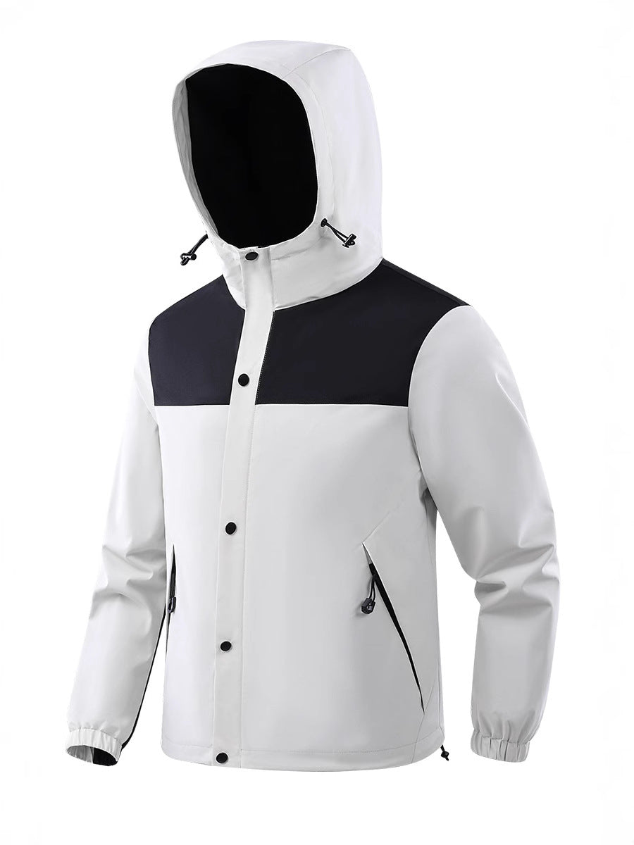 Unisex Plus Size Waterproof Hiking Jacket