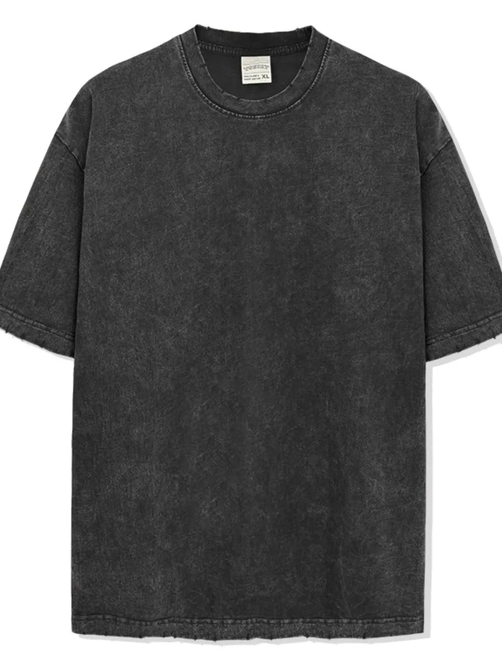 Men's Plus Size Washed Crewneck T-Shirt