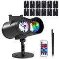 12 Patterns LED Projector Lights IP65 Waterproof Ocean Wave Projector Light with Remote Control
