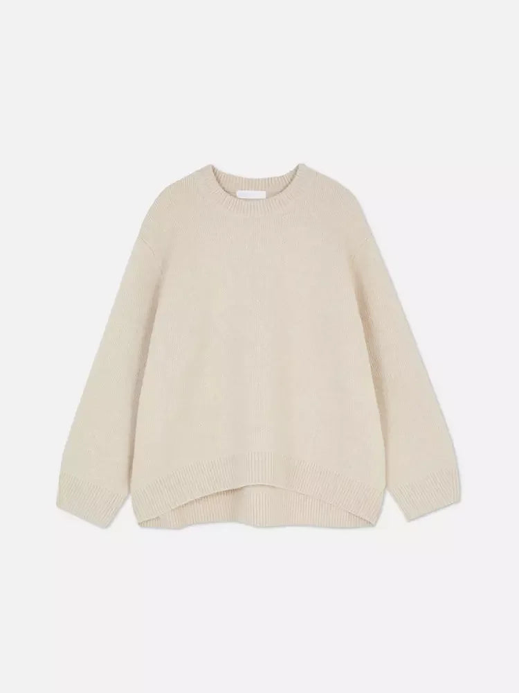 Women’s Pink Crewneck Knit Sweater