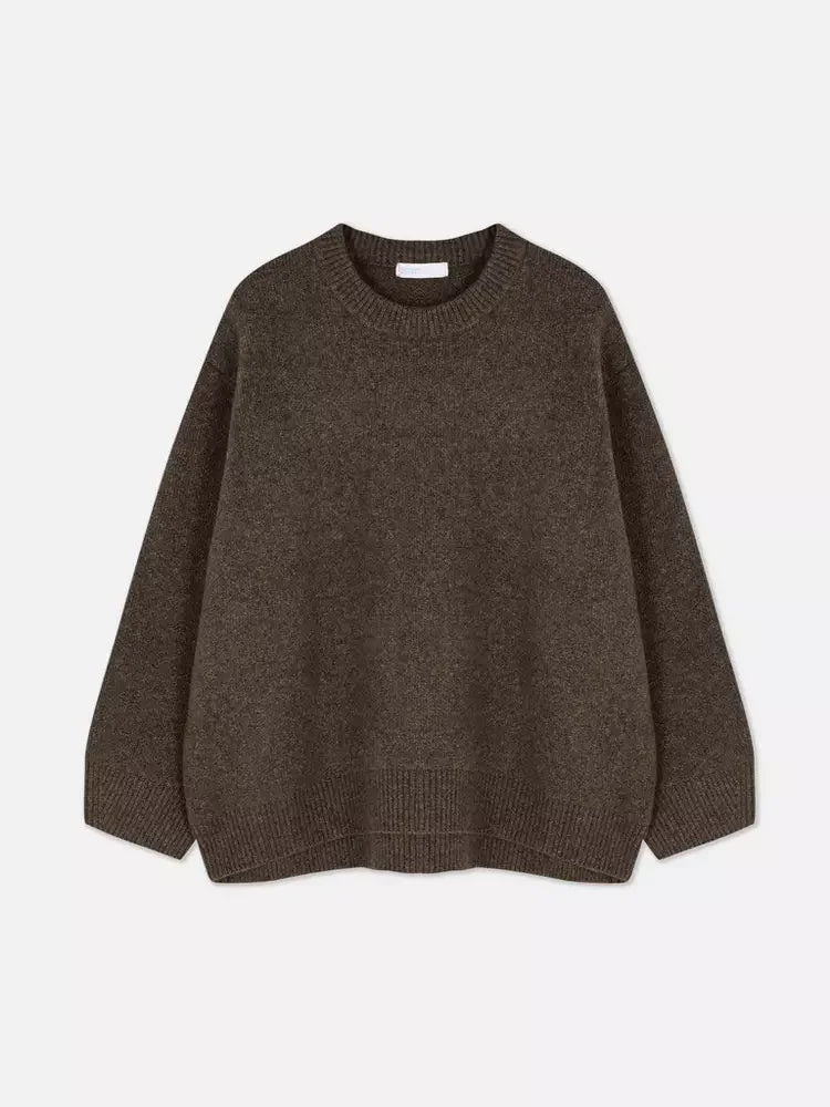 Women’s Pink Crewneck Knit Sweater