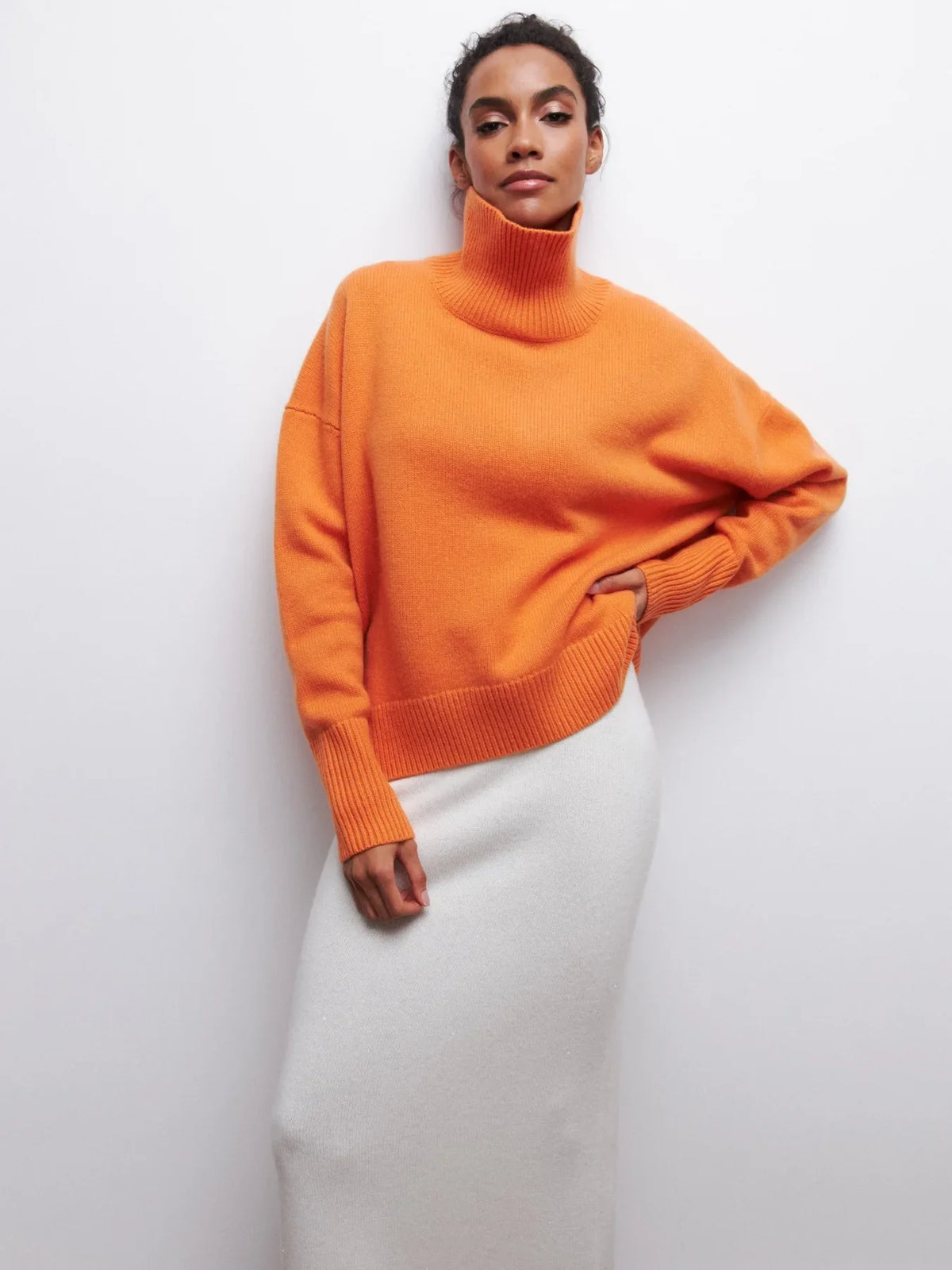 Women’s Pink Crewneck Knit Sweater