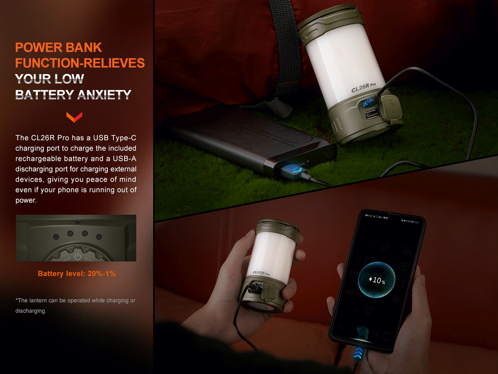 Fenix CL26R PRO Rechargeable LED Camping Lantern